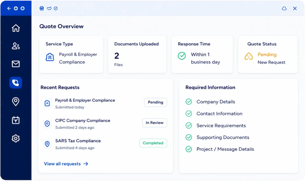 Request a Quote Hero