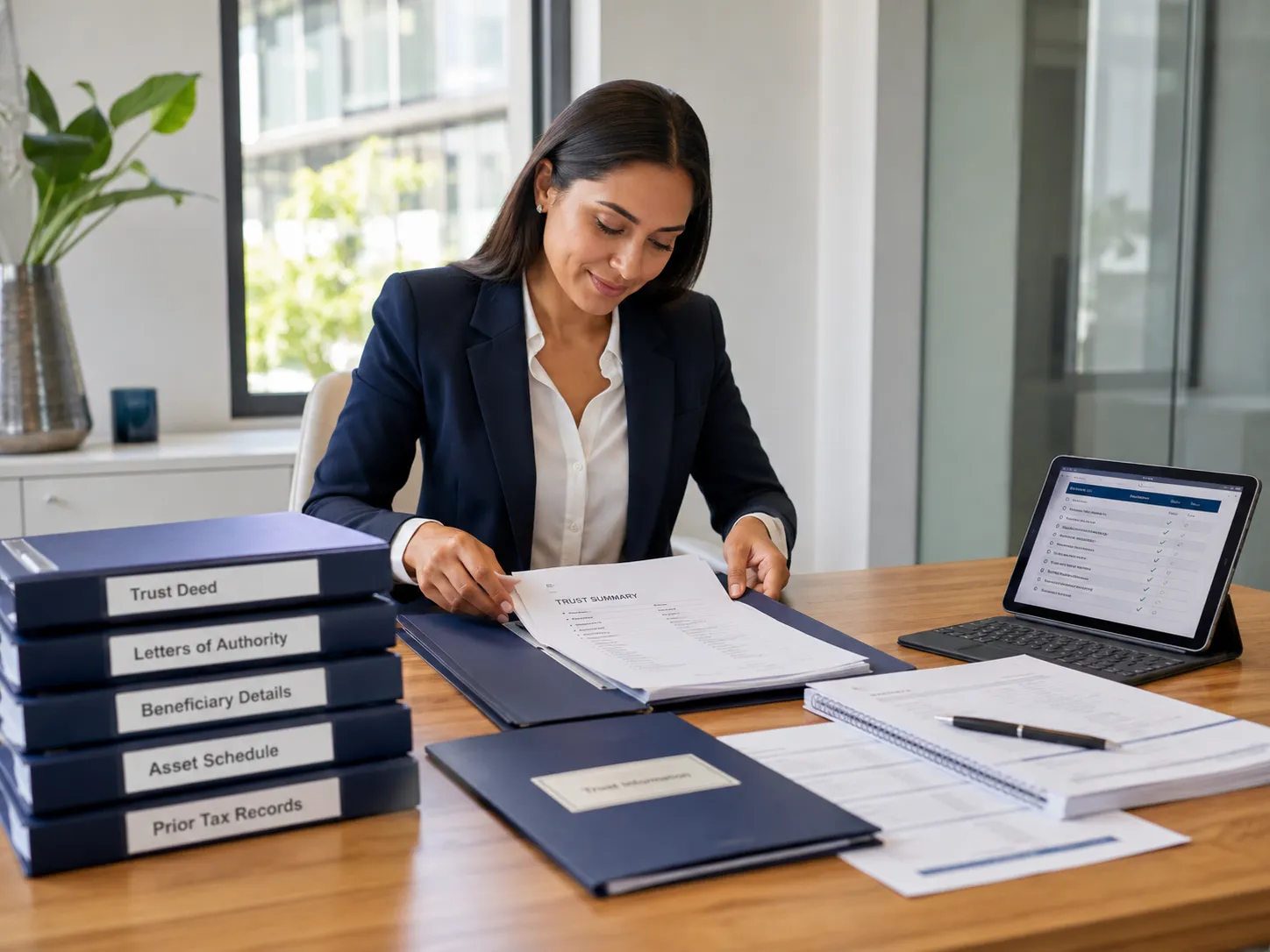 trust tax administration South Africa trustee beneficiary support